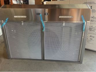 stainless steel under-cabinet range hood NuTone