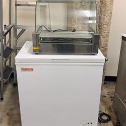 Freezer and A Hotdog Warmer