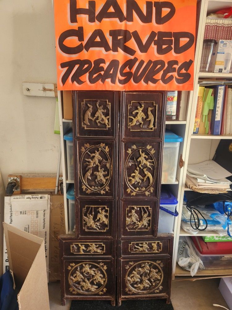 Antique Asian Panels