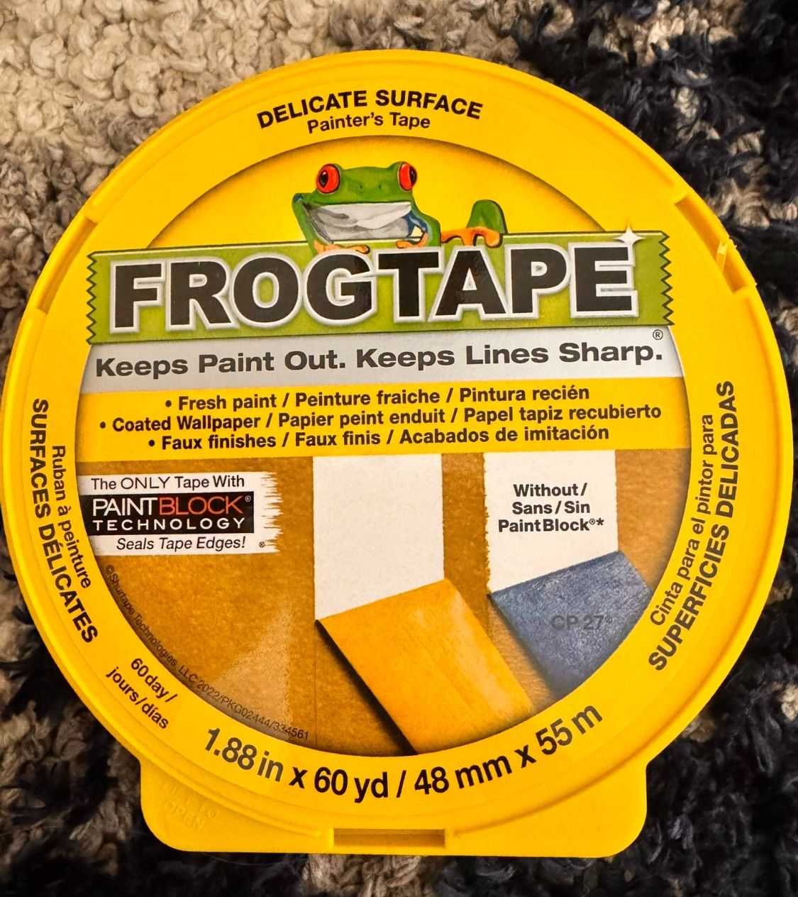 FROG YELLOW TAPE $60 A CASE FIRM