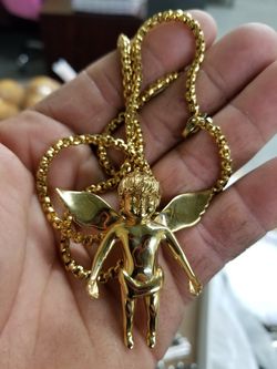 Stainless steel chain and charm