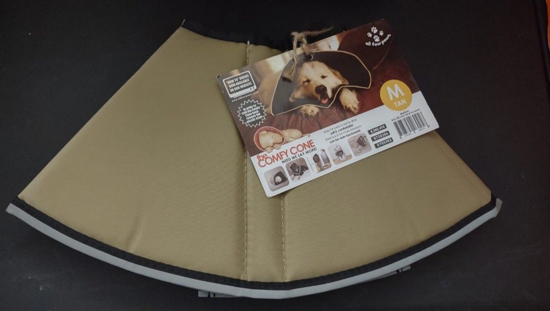 The Comfy Cone Reversible Reflective Pet Dog Cone Size Medium
NEW