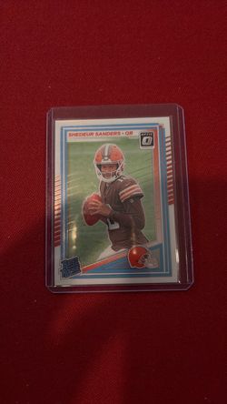 Shedeur Sanders Donruss Optic Rated Rookie Card