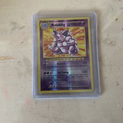 Nidoking Reverse Hollow Rare, Pokémon Tcg