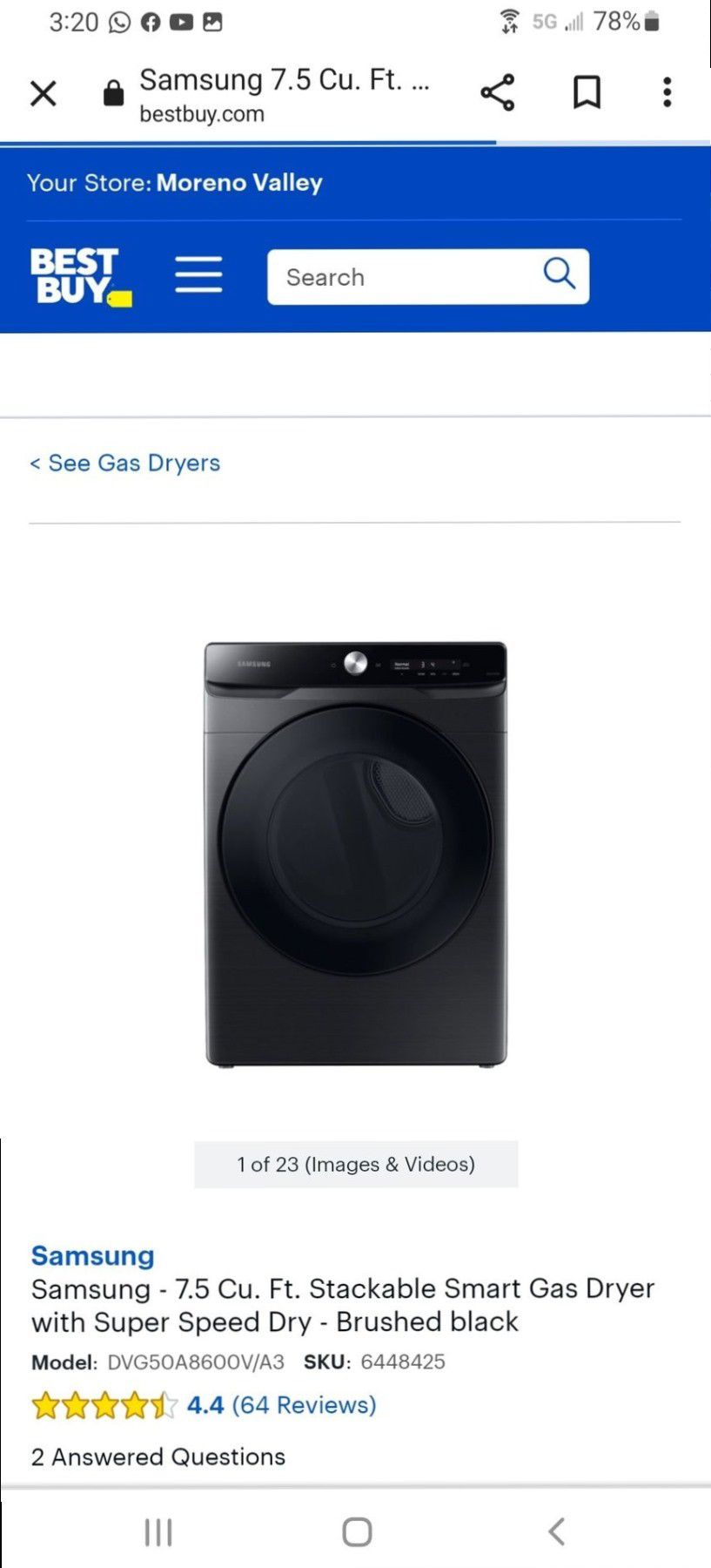 New Samsung washer and  dryer w pedestals