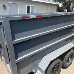 New dump trailer