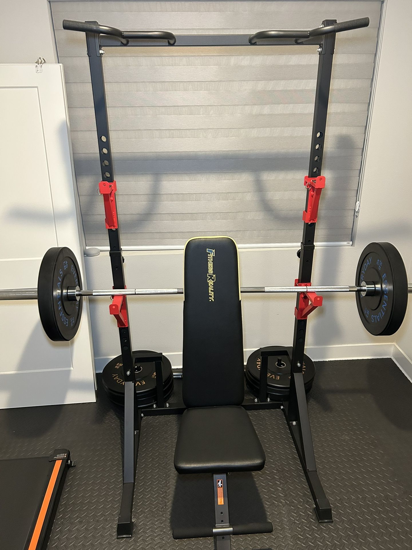 Fitness Reality Power Tower Squat Rack And Weights