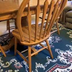Hard Wood Dining Set Table 