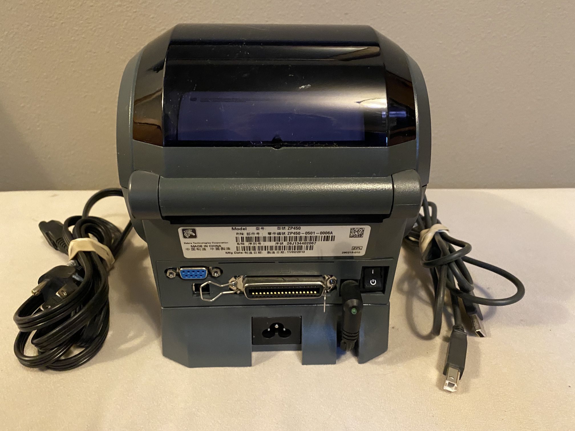 Zebra ZP 505 Thermal Label Printer
