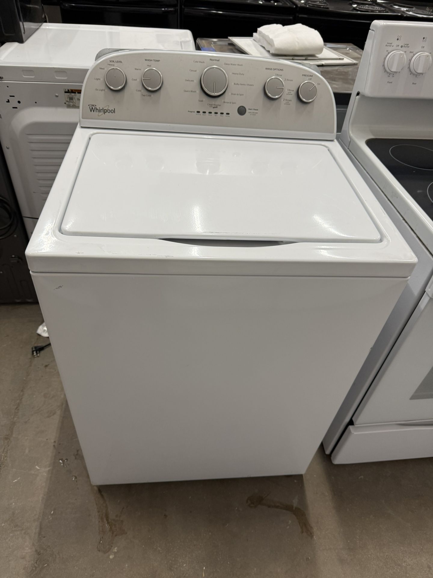 Whirlpool 3.8 cu. ft. White Top Load Washing Machine with Soaking Cycles