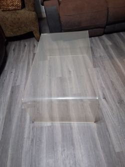 Clear Acrylic Coffee Table