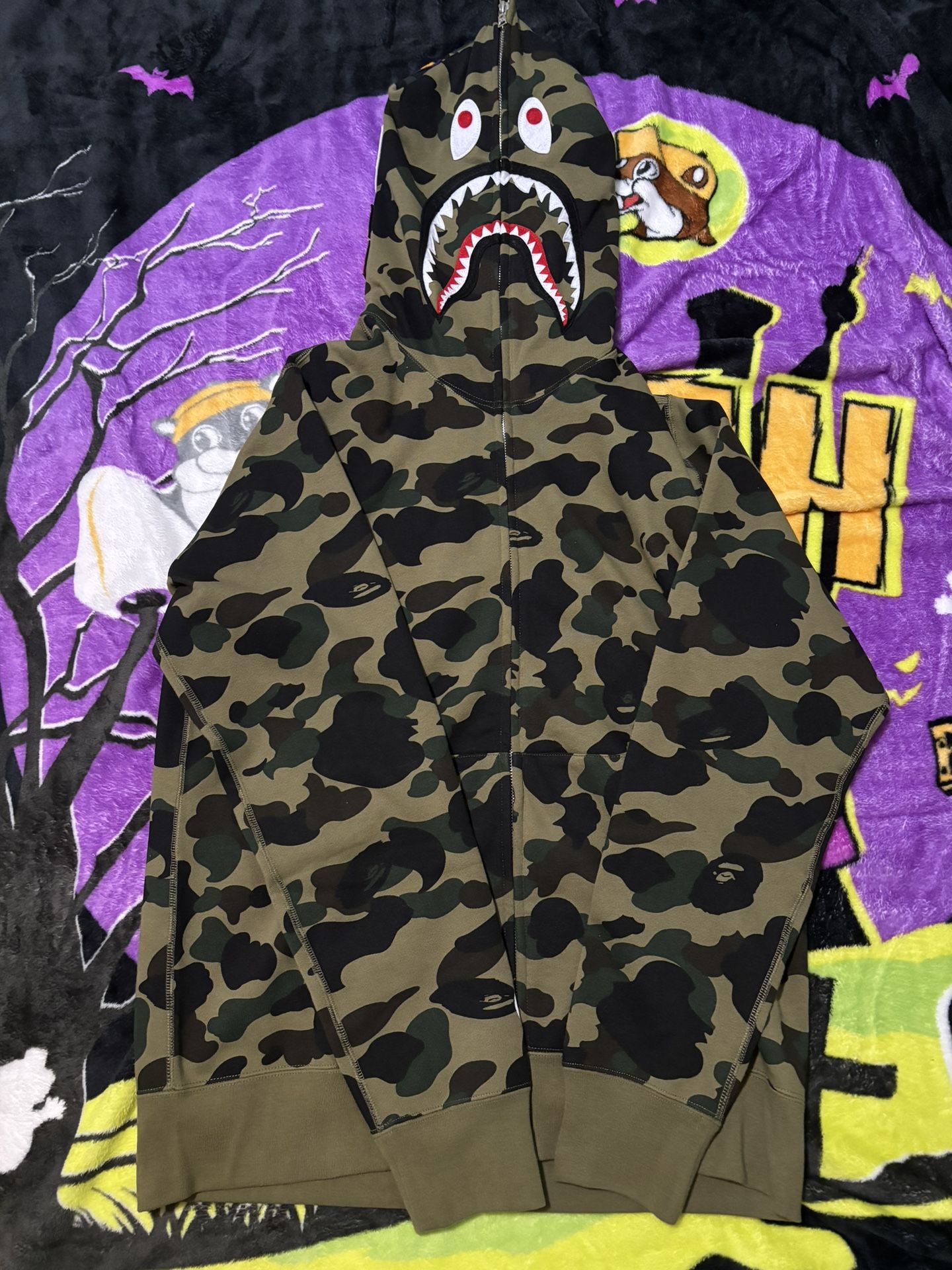 Bape 1st Camo Shark Hoodie