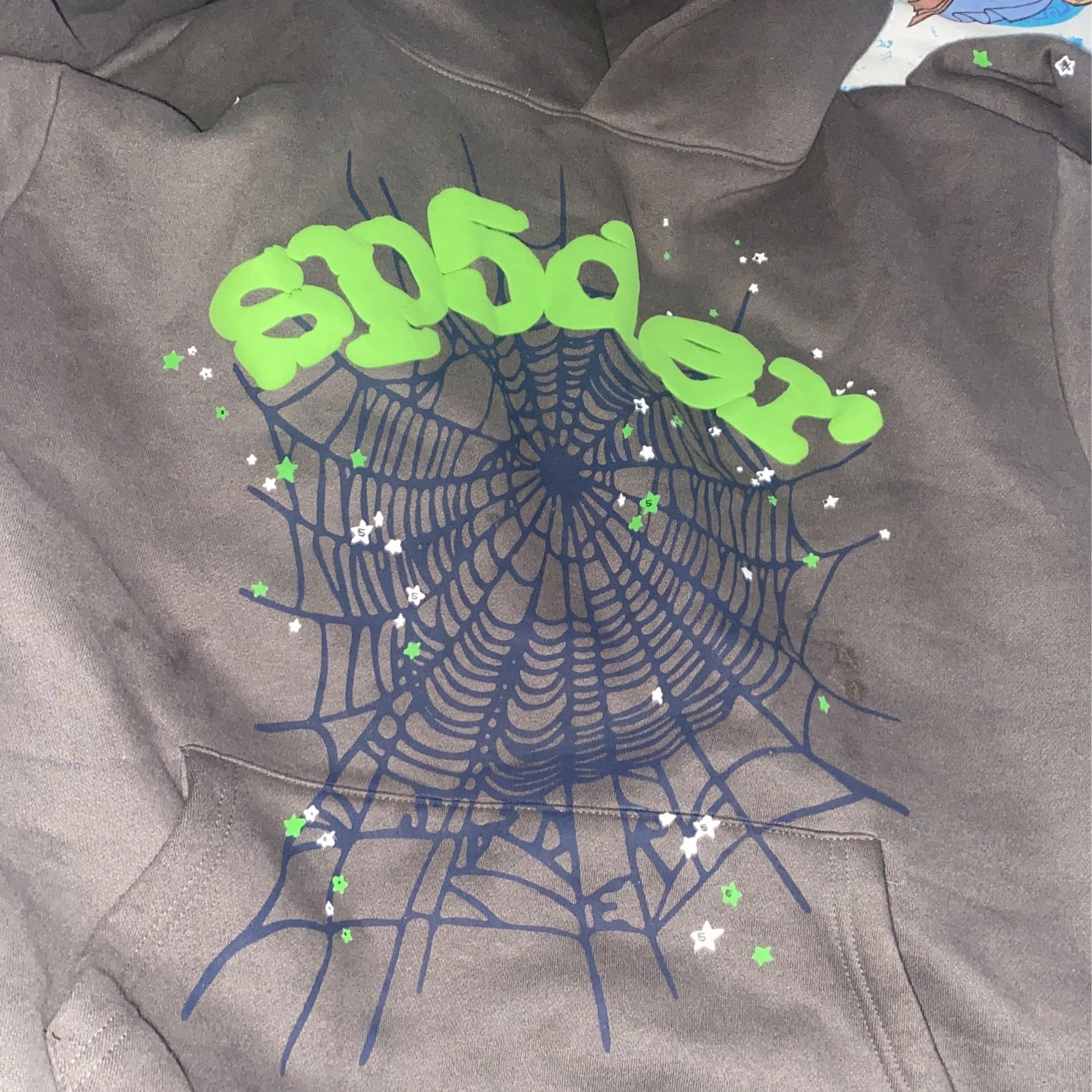 Grey Spyder Hoodie Size M