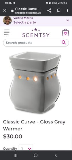 Grey Scensty Wax Warmer