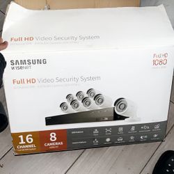 📦 Samsung Wisenet 8 Security Cameras (No DVR) — 16 Channel System