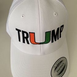Trump U University of Miami Hurricanes SnapBack Baseball Cap Hat New Era