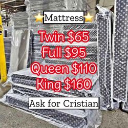 New Mattresses  Twin mattress Full mattress Queen mattress  King mattress  Colchones nuevos  Beds 