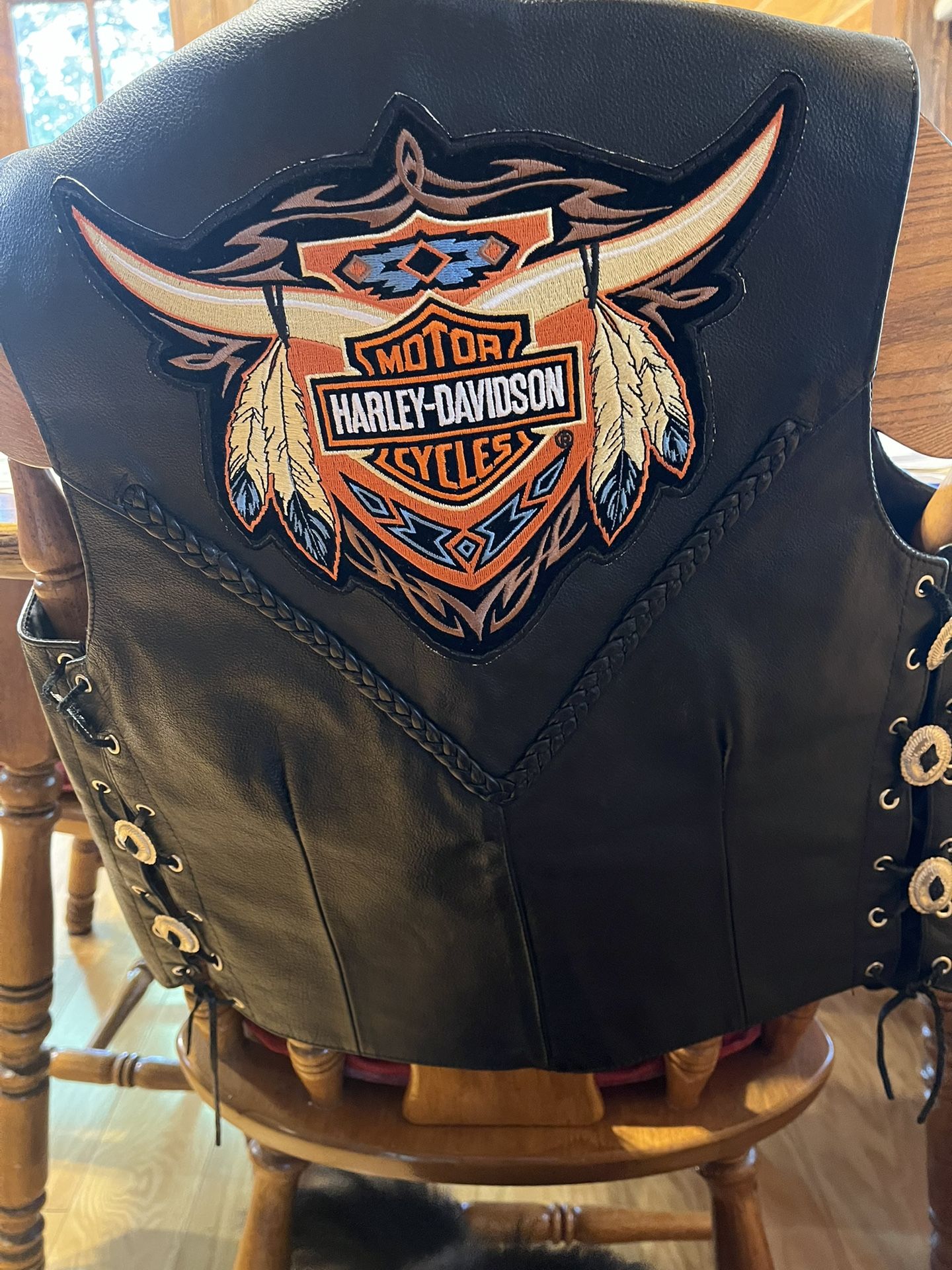 Leather vest