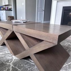 2 individual side tables $150 or 1 coffee Table $280