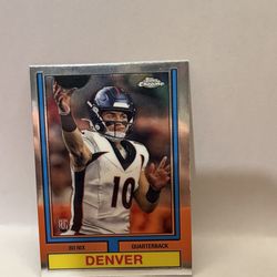 Topps 2024 Chrome Bo Nix Rookie #74TF-4 Denver Broncos 1974 Football Card