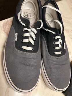 VANS MENS SNEAKERS MENS SHOES  SIZE 10.5 BLACK GRAY