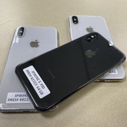 🔥🔥iPhone X 64gb Factory Unlcked With Warranty 