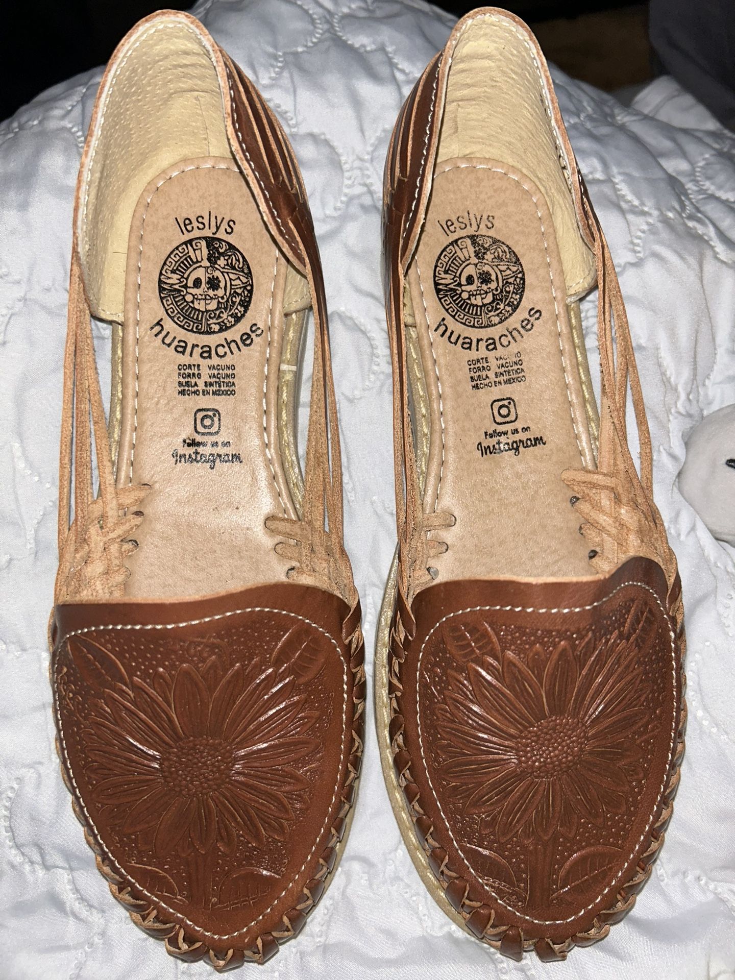 Brand New Leather Huaraches