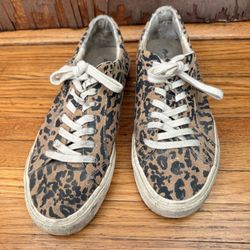 Madewell Leopard Low Top Sneakers