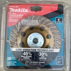Makita 5” Diamond Cup Wheel
