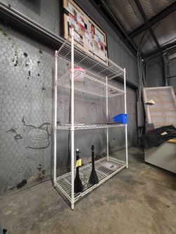 Metal shop shelf, sturdy and stable,  exactly as shown, Just $20