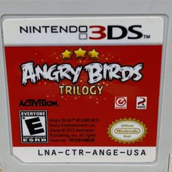 TESTED Angry Birds Trilogy (Nintendo 3DS, 2012) Game Cart Only Tested Authentic 