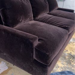 Dark Brown Couch 