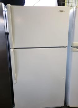 Whirlpool Top Mount White Refrigerator Fridge