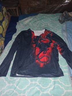 Men's Manfinity LEGND Men's Contrast Dragon Graphic Long Sleeve T-Shirt size L