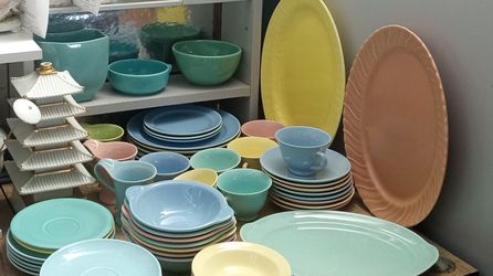 Lu-Ray Pastels Vintage Dishes Circa 1930's