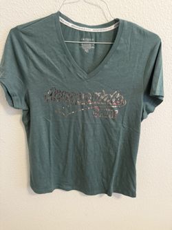 Ladies V Neck T Shirt