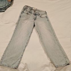 Abercrombie Kids Baggy Light Wash Jeans