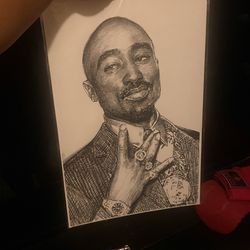 Tupac Drawling Art