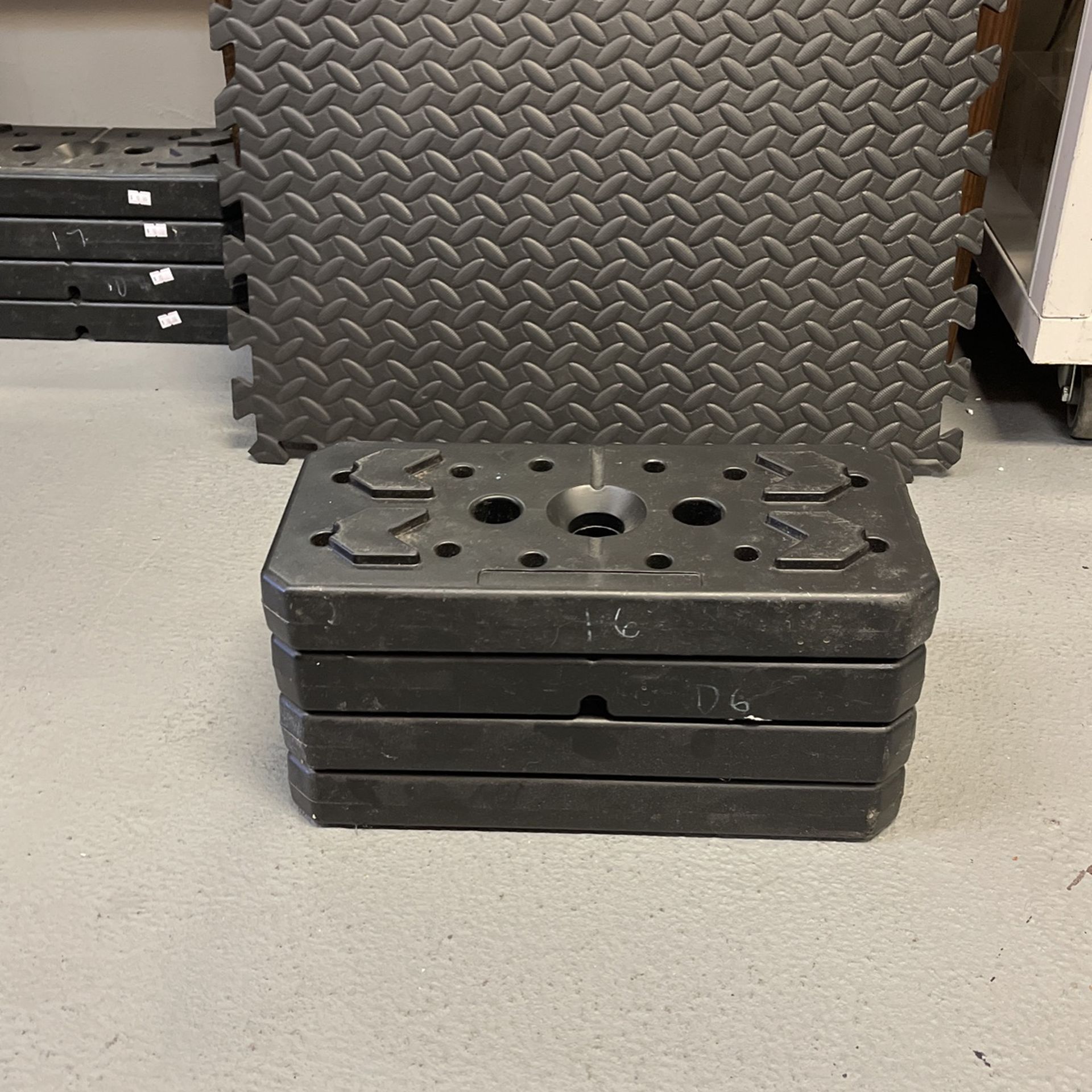 Black, Weight Stack-Each Weighs 10 Pounds