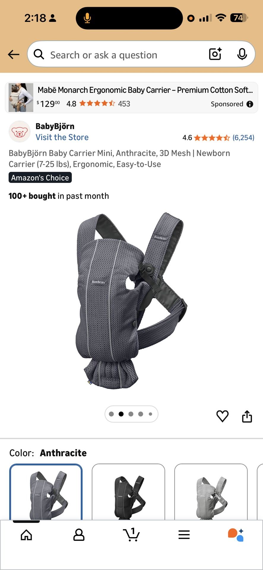 Baby Bjorn Baby Carrier