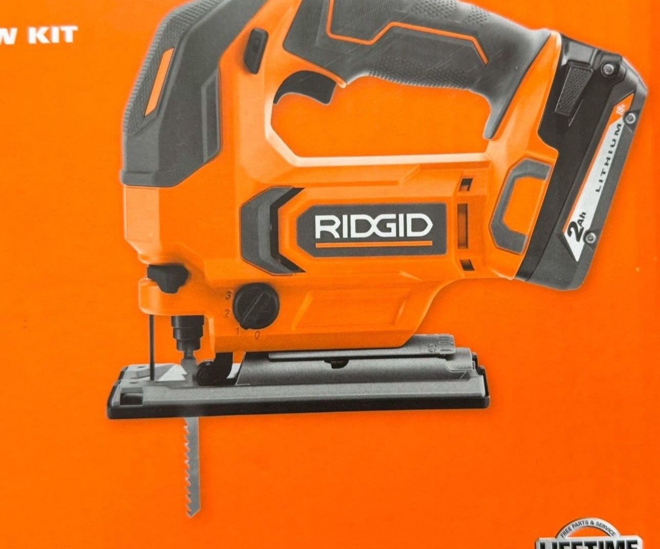 RIDGID 18V Cordless Jig Saw Kit