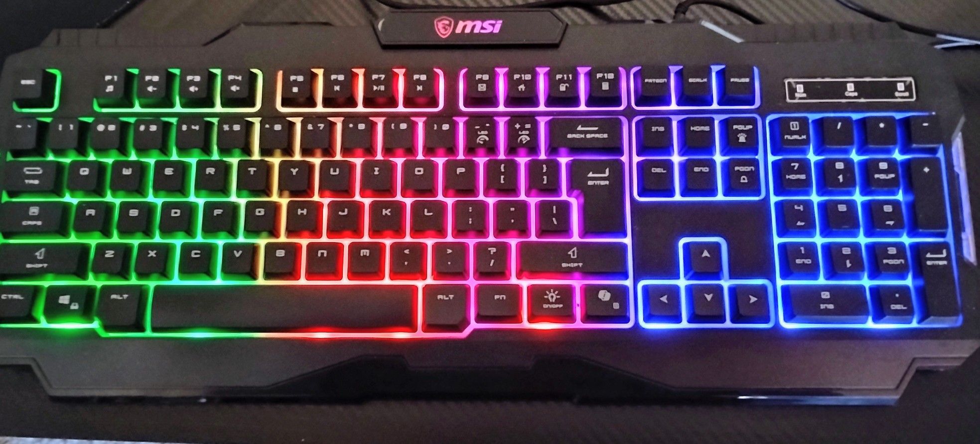 MSI Gaming Keyboard And Mouse Set.