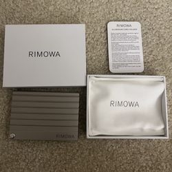 Rimowa Aluminum Card Holder Olive