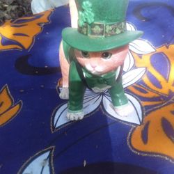 Kitty Cat Leprechaun Ceramic 