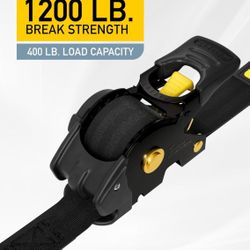 4 Heavy Duty Ratchet Straps Self Retractable Tie Down Straps