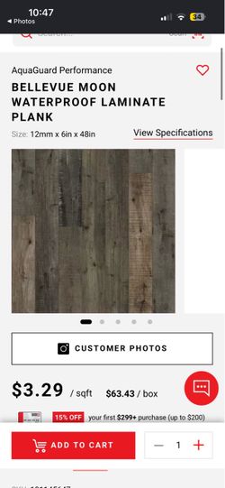 AquaGuard Performance BELLEVUE MOON WATERPROOF LAMINATE PLANK