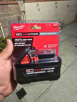 Milwaukee battery high output 5.0