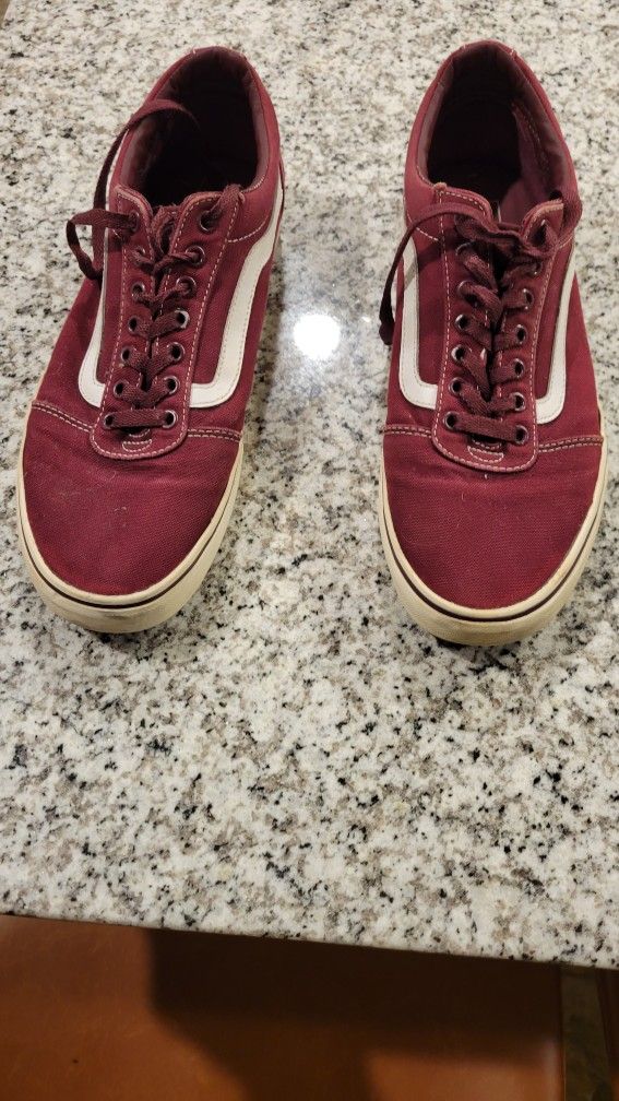 Vans Old Skool Port Royale Maroon(size 11 Men)