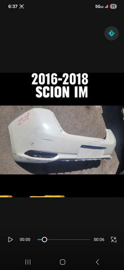 2016/2017/2018 Toyota Scion IM rear Bumper cover