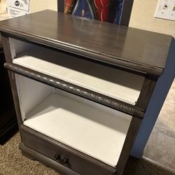 Light Brown Sturdy Bookshelf / Dresser Combo